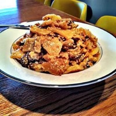 slow cooker cheesy mushroom potatoes