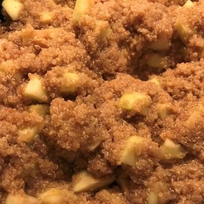 appel kaneel ontbijt quinoa