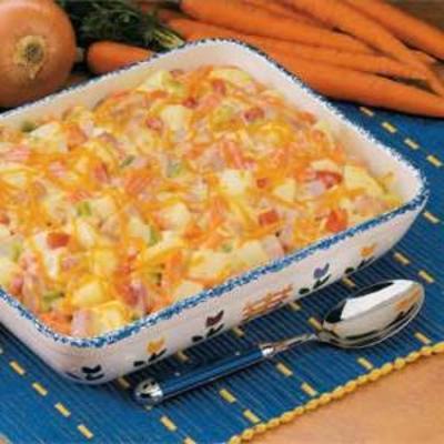 make-over ham 'n' aardappel bakken