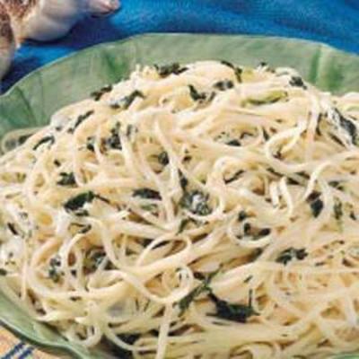 spinazie parmesan linguine