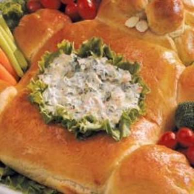 paddestoel spinazie dip