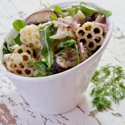 gruyere en champignons pastasalade