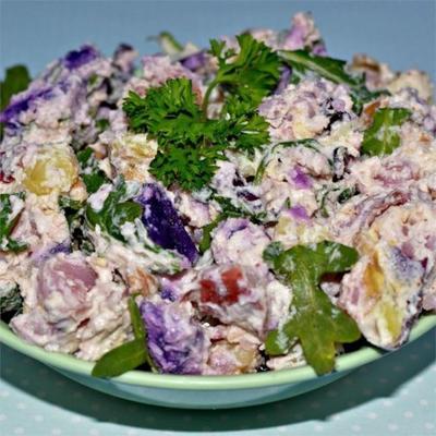 warme fingerling aardappelsalade