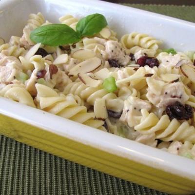 papaverzaad kip pastasalade