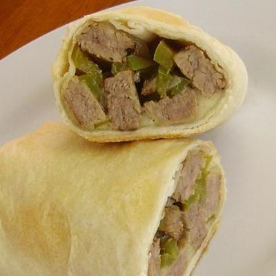 cheesesteak chimichanga