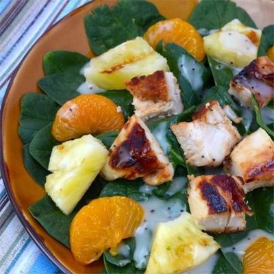 gegrilde ananas salade