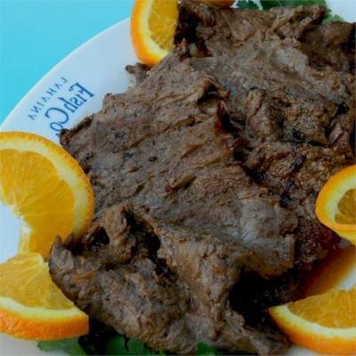 gegrild bloed oranje chuck steak