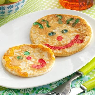 pannenkoeken met smiley