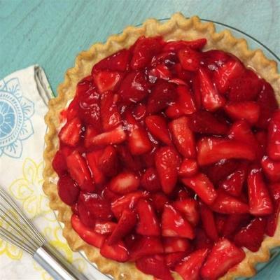 Strawberry Cream Pie om voor te sterven