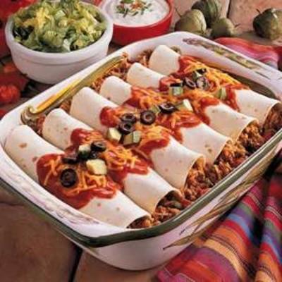 Spaanse rijst enchiladas