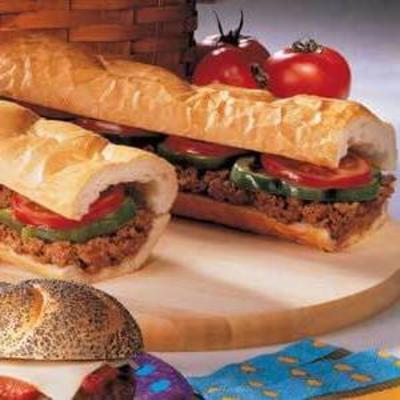 hamburger hoagie