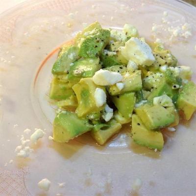 avocado feta salade