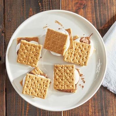 makkelijk gegrilde s'mores