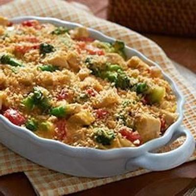 Cheddar broccoli en kippenbraadpan van country crock®