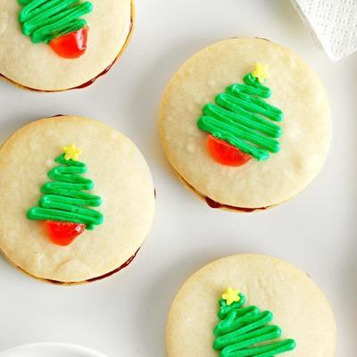 kerstsandwich cookies