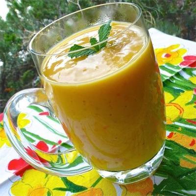 vanille banamango-smoothie