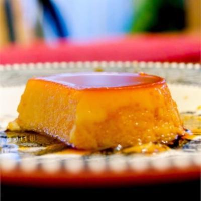 chef-kok John's creme caramel