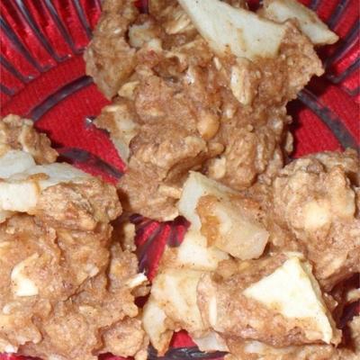 appel pinda havermout koekjes