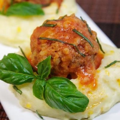 stekelvarken gehaktballen in tomatensaus