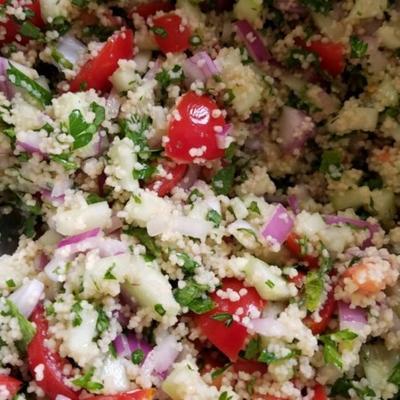 volkoren couscous tabouleh