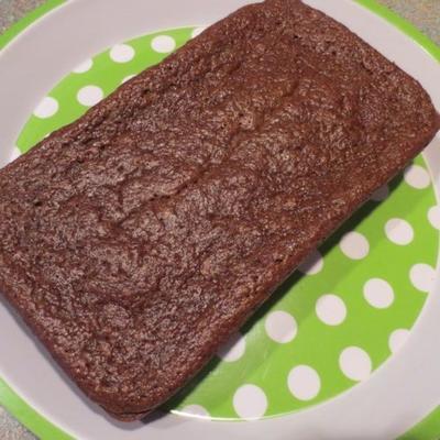 geweldig chocolade courgetoppebrood