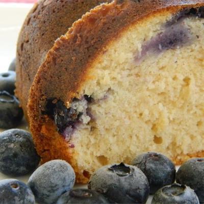 bosbessen yoghurt pond cake