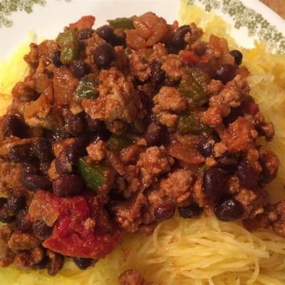 Mexicaanse spaghetti squash roerbak