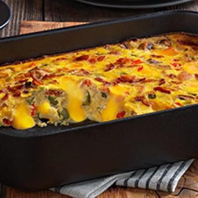 velveeta® cheesy bacon brunchbraadpan