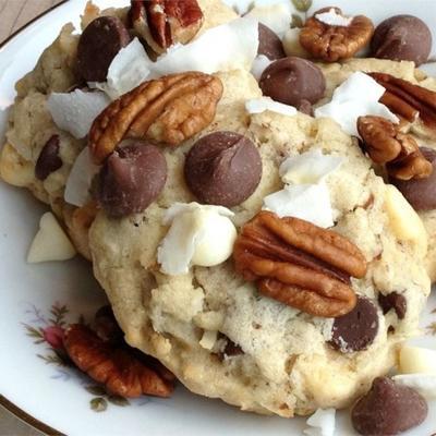 pecan kokosnoot chocoladeschilferkoekjes