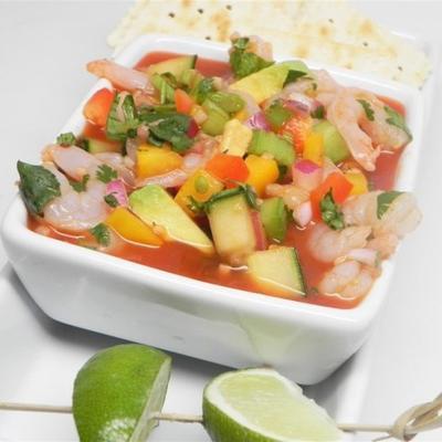 lichte en frisse Mexicaanse gazpacho