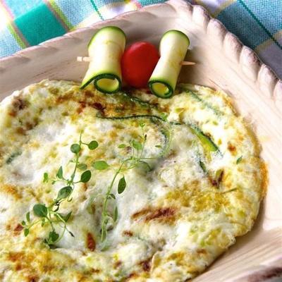 courgette-eiwit frittata