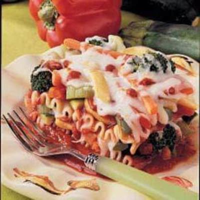 zeer vegetarische lasagne