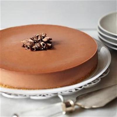 dubbele chocolade cheesecake