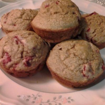 gezonde aardbeimuffins