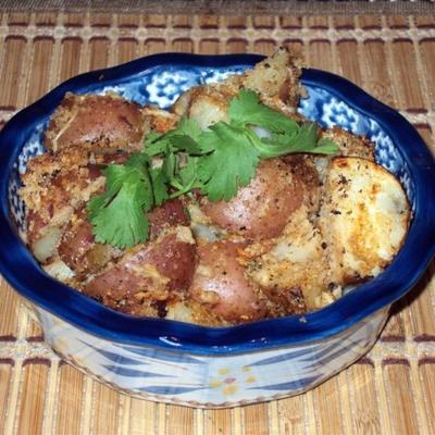 gegratineerde aardappelen op de grill