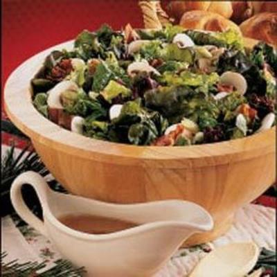 sla salade met warme dressing