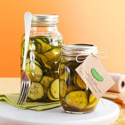 gemakkelijke pickles in de koelkast