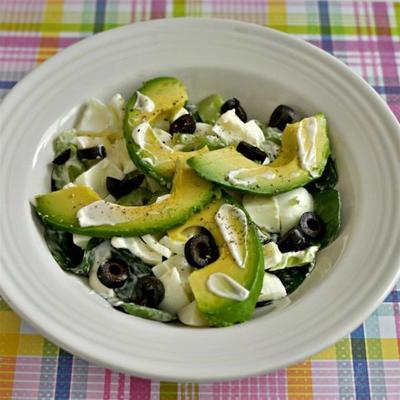 eiwit en avocado salade