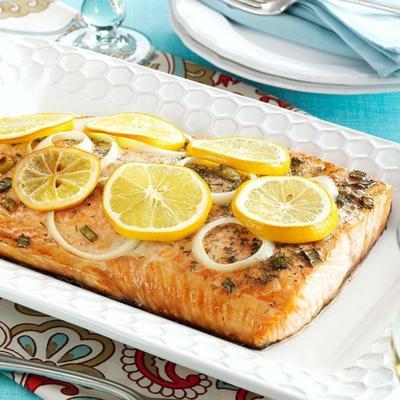 citroen gegrilde zalm