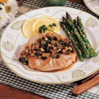 mushroom-orange chop