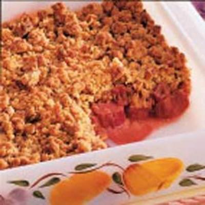 rabarber granola knapperig