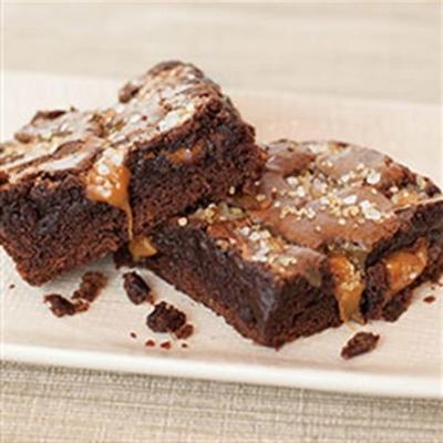 zeezout karamel brownies