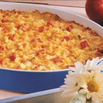 ham 'n' cheese potato bake