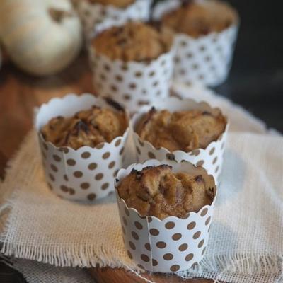 paleo (ish) pompoen walnoot muffins