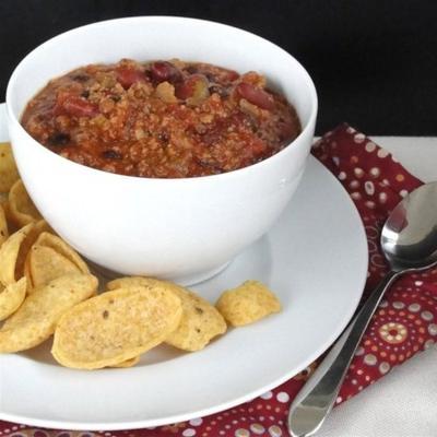 Jay's pittige slowcooker kalkoen chili