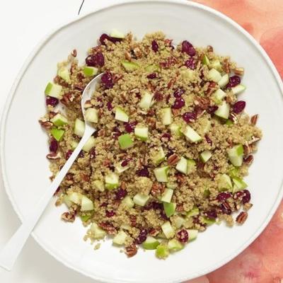 cranberry apple pecan quinoa salade