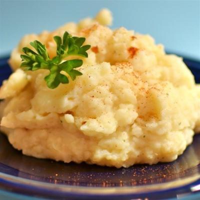 slowcooker aardappelpuree en bloemkool