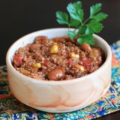 snelle quinoa-chili