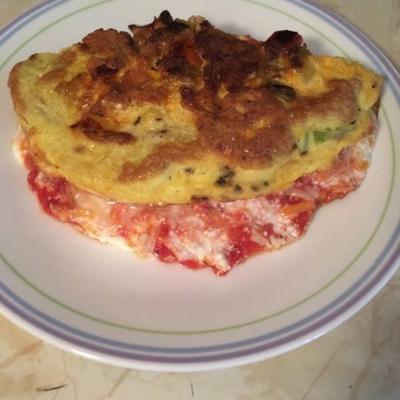 candice's lasagne omelet