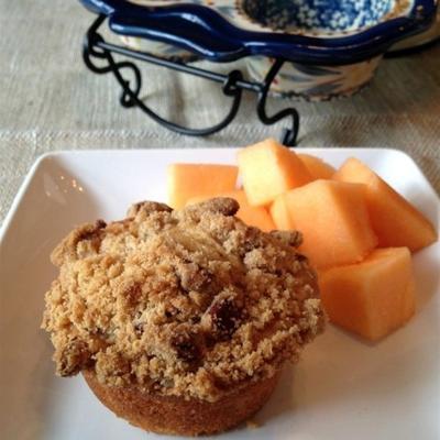 kantaloepmuffins met praline-topping